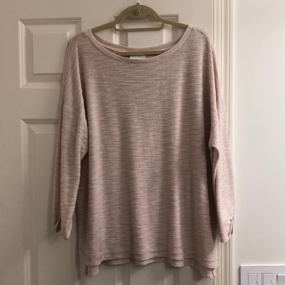 Ava & Viv Light Pink Sweater Size 1X